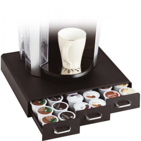 7387-ORGANIZADOR LA HORA DEL CAFE 3 CAJONES PARA CAPSULAS 325X340X65 MM NEGRO ARCHIVO 2000 CD902 NE
