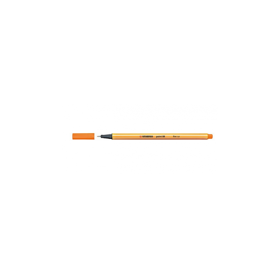 741-ROTULADOR PUNTA FINA POINT 88 0.4MM NARANJA STABILO 88/54