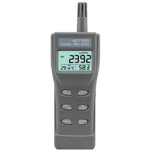 7468-MEDIDOR DE CALIDAD DEL AIRE CO2 -TEMPERATURA-HUMEDAD AZ77535