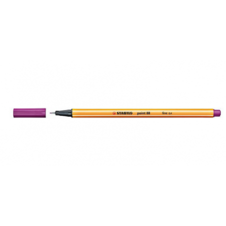 747-ROTULADOR PUNTA FINA POINT 88 0.4MM LILA STABILO 88/58