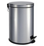 7482-PAPELERA ACERO CON PEDAL 5L PULL IMPORT DP504