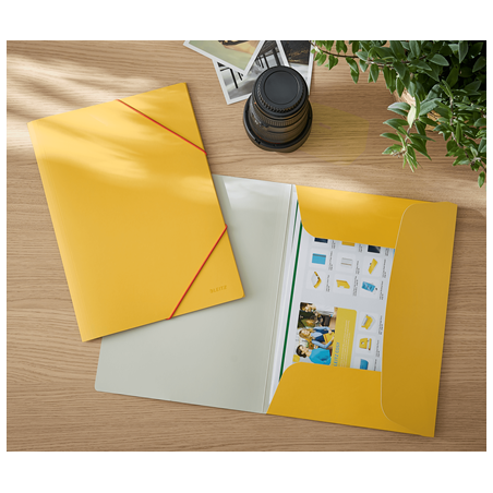 7510-DOSSIER 3 SOLAPAS COSY SOFT TOUCH AMARILLO LEITZ 30020019