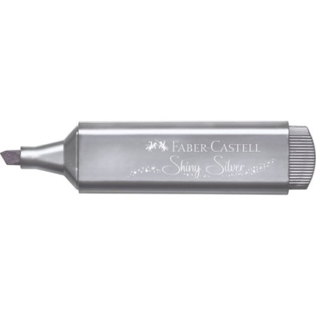 7528-MARCADOR TEXTLINER "METALICO". COLOR: PLATA. FABER CASTELL 154661