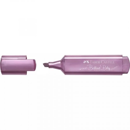 7529-MARCADOR TEXTLINER "METALICO". COLORES: RUBI. FABER CASTELL 154691