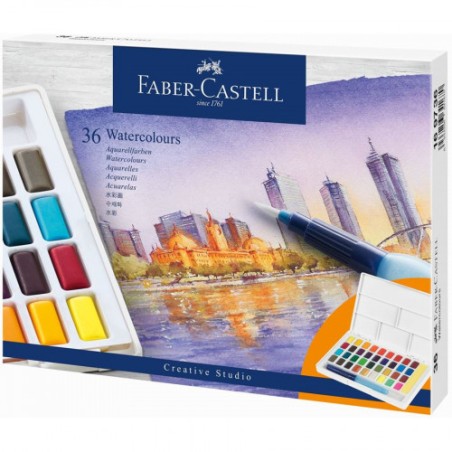 7533-ESTUCHE CON 36 ACUARELAS CREATIVE STUDIO. FABER CASTELL 169736