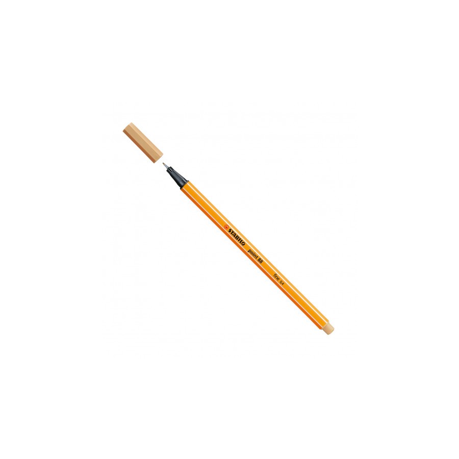 755-ROTULADOR PUNTA FINA POINT 88 0.4MM OCRE CLARO STABILO 88/88
