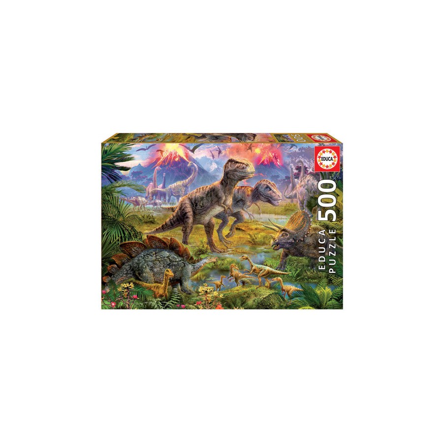 7590-Educa Dinosaur Gathering Puzzle rompecabezas 500 pieza(s)