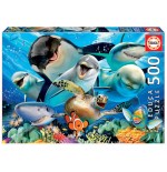 7592-Educa Underwater Selfies Puzzle rompecabezas 500 pieza(s)