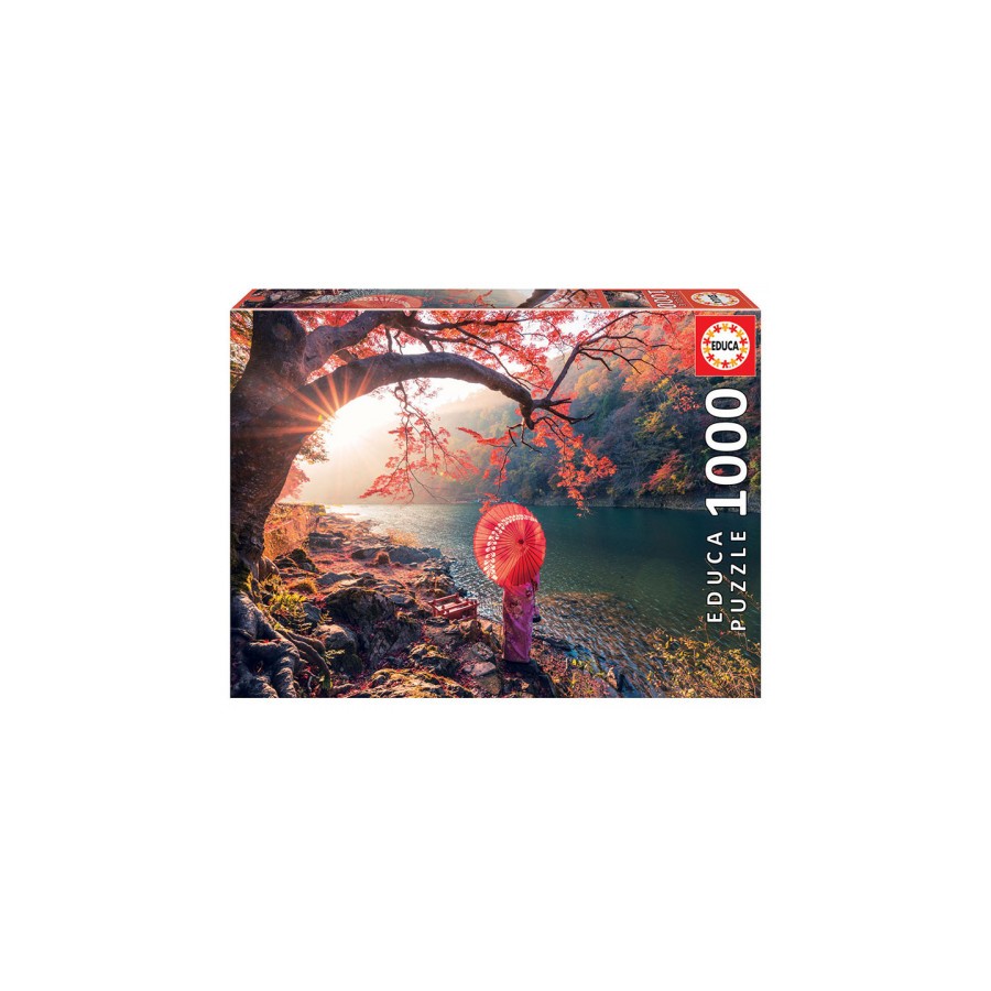 7596-Educa Sunrise In Katsuma River Puzzle rompecabezas 1000 pieza(s)