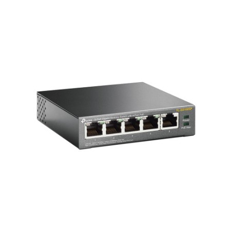 76-TP-LINK TL-SG1005P No administrado Gigabit Ethernet (10/100/1000) Energia sobre Ethernet (PoE) Negro