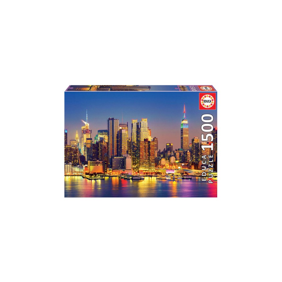 7604-Educa Manhattan at Night Puzzle rompecabezas 1500 pieza(s)