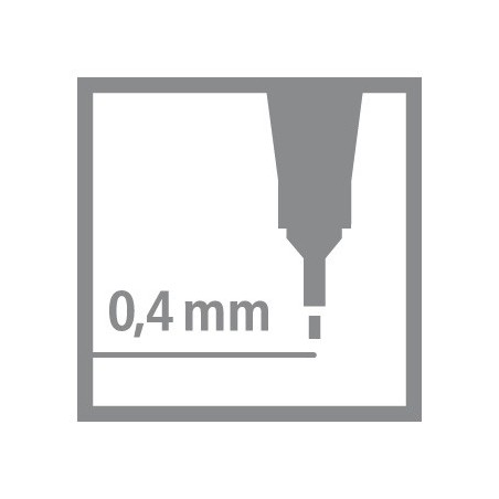 763-ESTUCHE ROTULADOR PUNTA FINA 0,4MM. POINT 88 CON 6 UNIDADES NEON STABILO 88/6-1