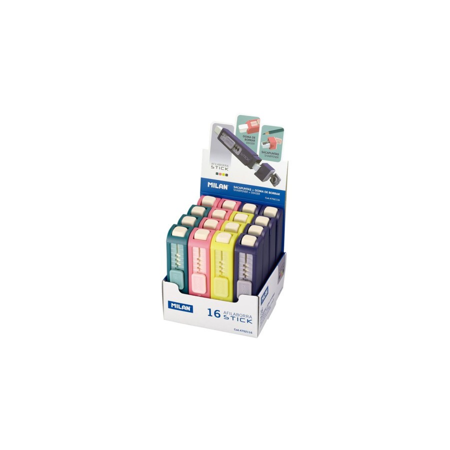 Milan 4702116 Sacapuntas manual Multicolor