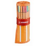 772-ESTUCHE 30 ROTULADORES PUNTA FINA 0,4MM. POINT 88 COLORES NEON STABILO 8830-2