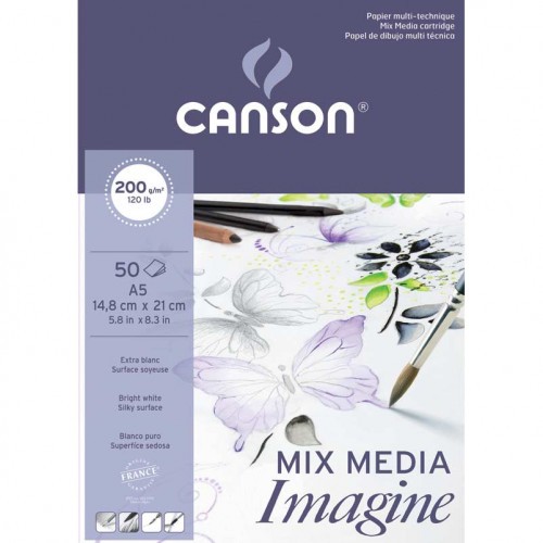 7736-Canson Imagine Arte de papel 50 hojas