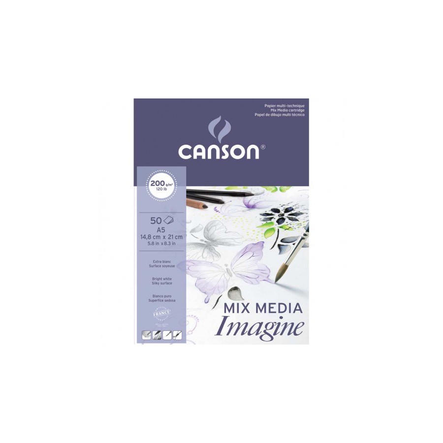 7736-Canson Imagine Arte de papel 50 hojas