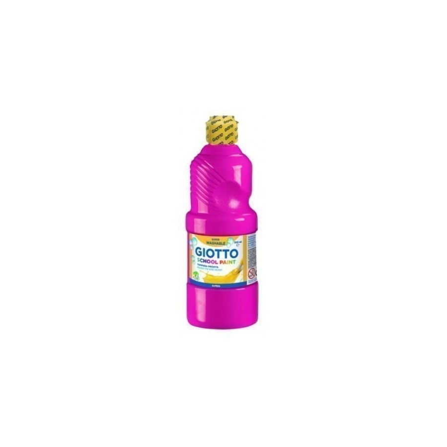 7784-Giotto Tempera Escolar 500 ml Botella Magenta