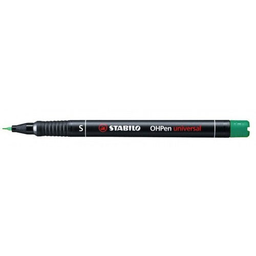 781-MARCADOR PERMANENTE PUNTA SUPERFINA OHPEN UNIVERSAL 0,4MM VERDE STABILO 841/36