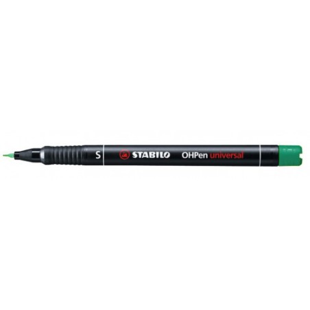 781-MARCADOR PERMANENTE PUNTA SUPERFINA OHPEN UNIVERSAL 0,4MM VERDE STABILO 841/36