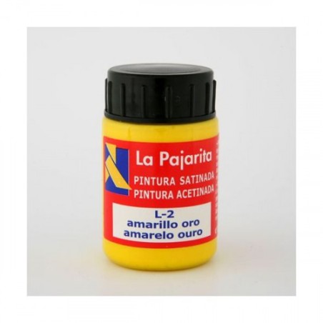 7810-PAJARITA SATINADA L-02 AMARILLO ORO. 75ML LA PAJARITA 110416