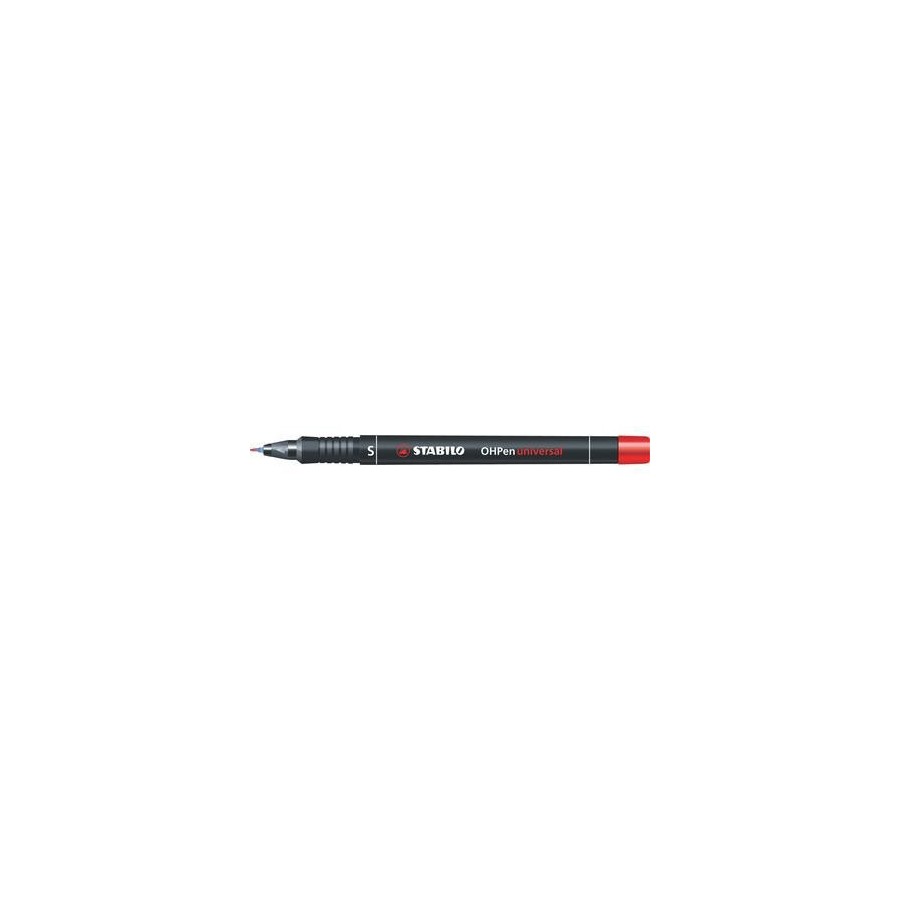 782-MARCADOR PERMANENTE PUNTA SUPERFINA OHPEN UNIVERSAL 0,4MM. ROJO STABILO 841/40