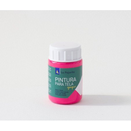 La Pajarita Pintura tela opaca tof-03 rosa fluorescente