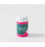 La Pajarita Pintura tela opaca tof-03 rosa fluorescente