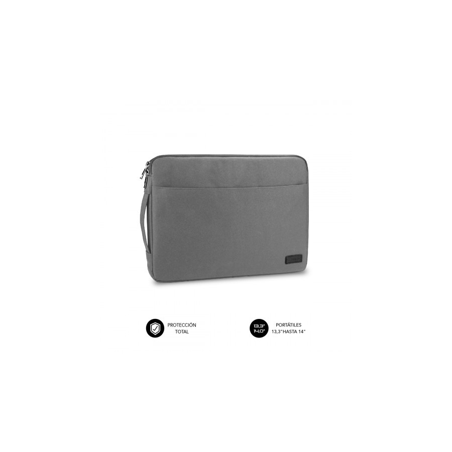 7858-SUBBLIM Funda Ordenador Urban Laptop Sleeve 13,3-14" Grey