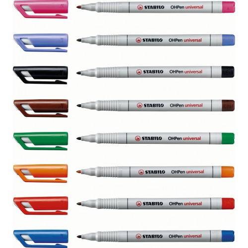 787-MARCADOR PERMANENTE PUNTA FINA OHPEN UNIVERSAL 0,7MM. AZUL STABILO 842/41