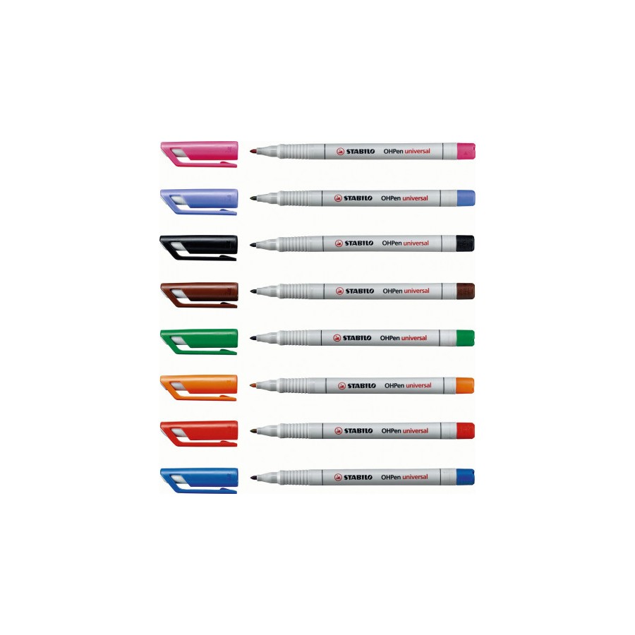 787-MARCADOR PERMANENTE PUNTA FINA OHPEN UNIVERSAL 0,7MM. AZUL STABILO 842/41