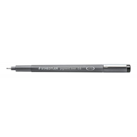 7875-ROTULADOR CALIBRADO PIGMENT LINER 308, 0,6MM, NEGRO STAEDTLER 308 06-9