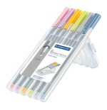 7880-ESTUCHE 6 PZASTRIPLUS FINELINER 334, SURT. NEON STAEDTLER 334 SB6CS3