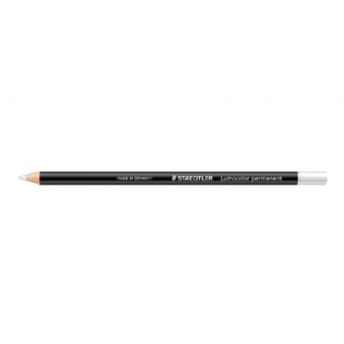 7903-LAPIZ ESPECIAL LUMOCOLOR PERMANENT GLASOCHROM 108 20, BLANCO STAEDTLER 108 20-0