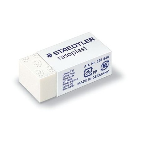 7932-GOMA DE BORRAR RASOPLAST (33X16X13 MM) STAEDTLER 526 B40
