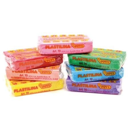 7947-BANDEJA 10 PASTILLAS PLASTILINA JOVI 70/10S