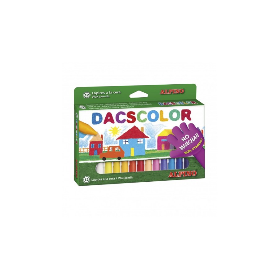 7960-ESTUCHE 12 CERAS DE COLORES DACSCOLOR DACS DC050290