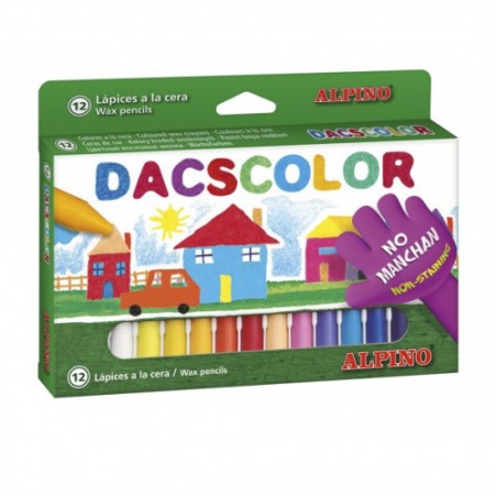 7960-ESTUCHE 12 CERAS DE COLORES DACSCOLOR DACS DC050290