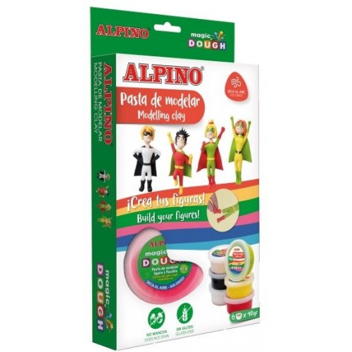 7968-Alpino DP000207 compuesto para ceramica y modelaje Arcilla de modelar 240 g Multicolor 1 pieza(s)