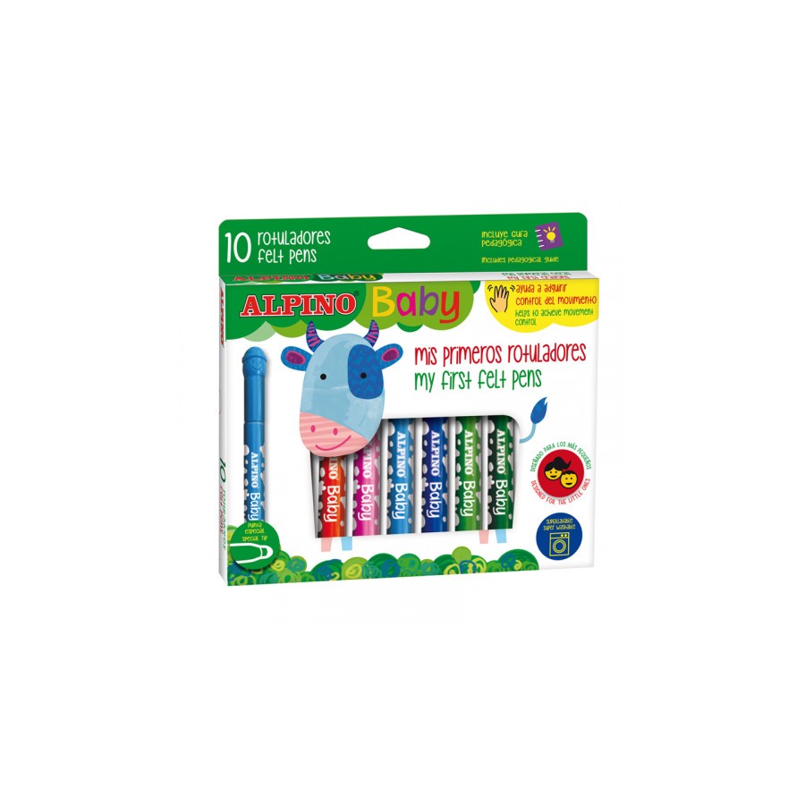 7973-ESTUCHE 10 ROTULADORES BABY ALPINO AR002010