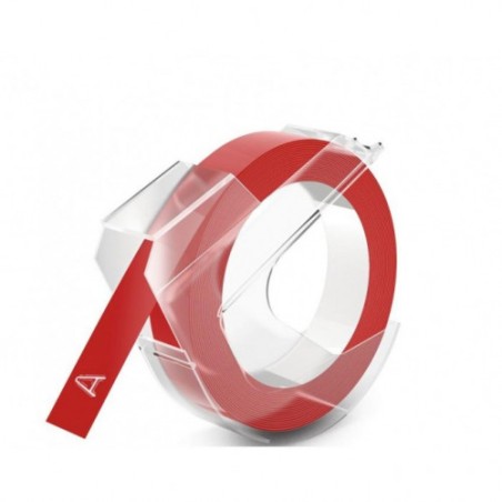 8031-CINTA DYMO EMBOSSER 3M X 9 MM ROJO DYMO 520102