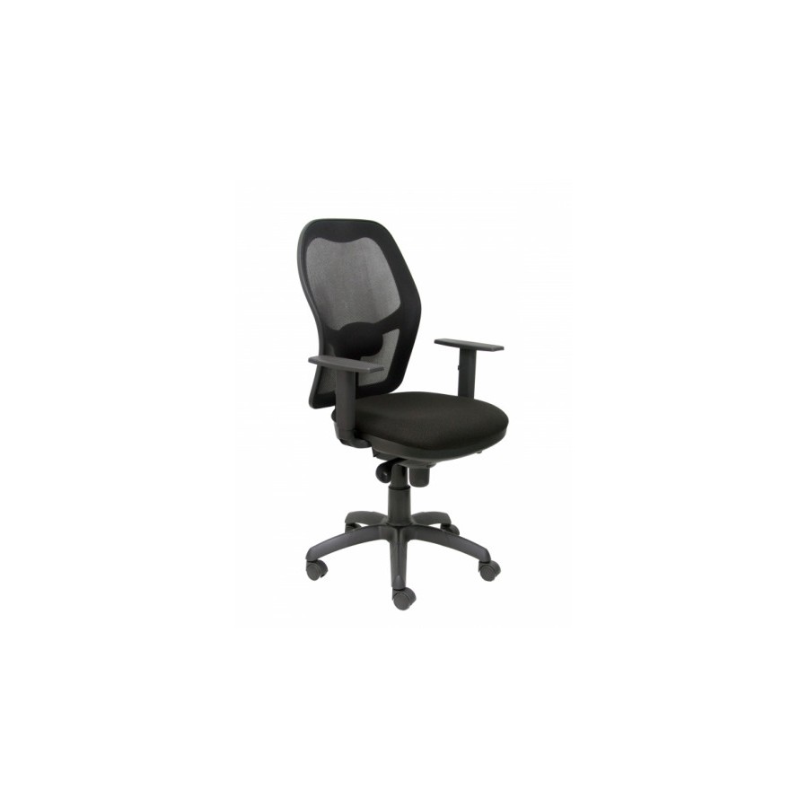 8060-SILLA JORQUERA MALLA NEGRA ASIENTO BALI NEGRO PIQUERAS Y CRESPO 15SNBALI840