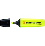 812-MARCADOR FLUORESCENTE BOSS ORIGINAL TRAZO 2/5MM. AMARILLO STABILO 70/24