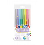 8124-CAJA PVC 8 ROTULADORES PASTEL CARIOCA 43032