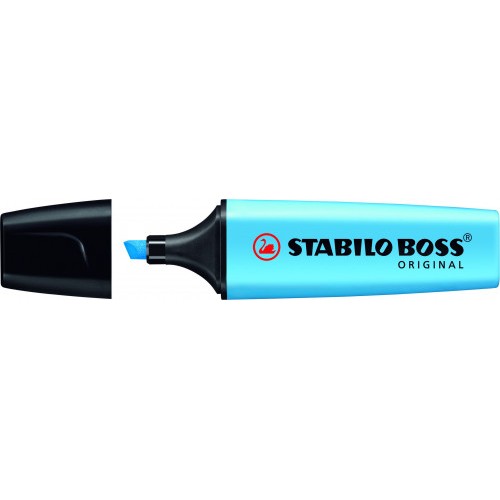813-MARCADOR FLUORESCENTE BOSS ORIGINAL TRAZO 2/5MM. AZUL STABILO 70/31