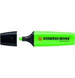 814-MARCADOR FLUORESCENTE BOSS ORIGINAL TRAZO 2/5MM. VERDE STABILO 70/33