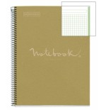 8187-CUADERNO 100% RECICLADO NB-1 A4 80HOJAS ECOVERDE EMOTIONS MR MIQUELRIUS 6091