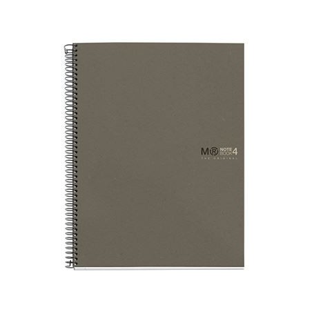 8193-CUADERNO 100% RECICLADO NB-4 A4 120HOJAS ECOGRIS MIQUELRIUS 6082