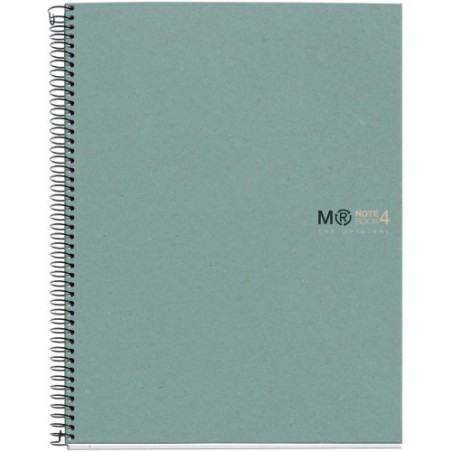 8195-CUADERNO 100% RECICLADO NB-4 A4 120HOJAS ECOAZUL MIQUELRIUS 6083
