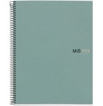 8195-CUADERNO 100% RECICLADO NB-4 A4 120HOJAS ECOAZUL MIQUELRIUS 6083