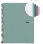 8196-CUADERNO 100% RECICLADO NB-4 A4 120HOJAS ECOAZUL MIQUELRIUS 6083